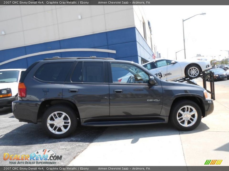 2007 GMC Envoy Denali 4x4 Graphite Gray Metallic / Ebony Photo #4