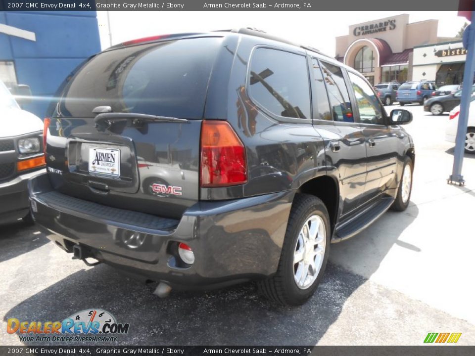 2007 GMC Envoy Denali 4x4 Graphite Gray Metallic / Ebony Photo #5