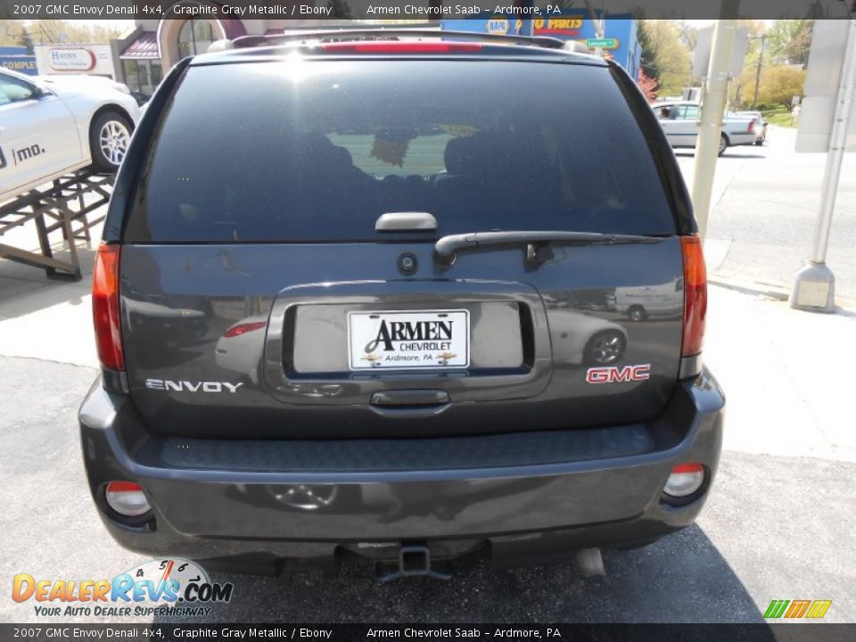 2007 GMC Envoy Denali 4x4 Graphite Gray Metallic / Ebony Photo #6