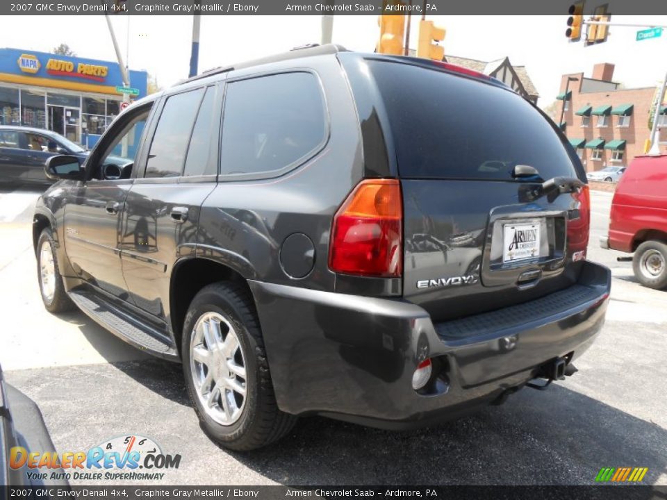 2007 GMC Envoy Denali 4x4 Graphite Gray Metallic / Ebony Photo #7