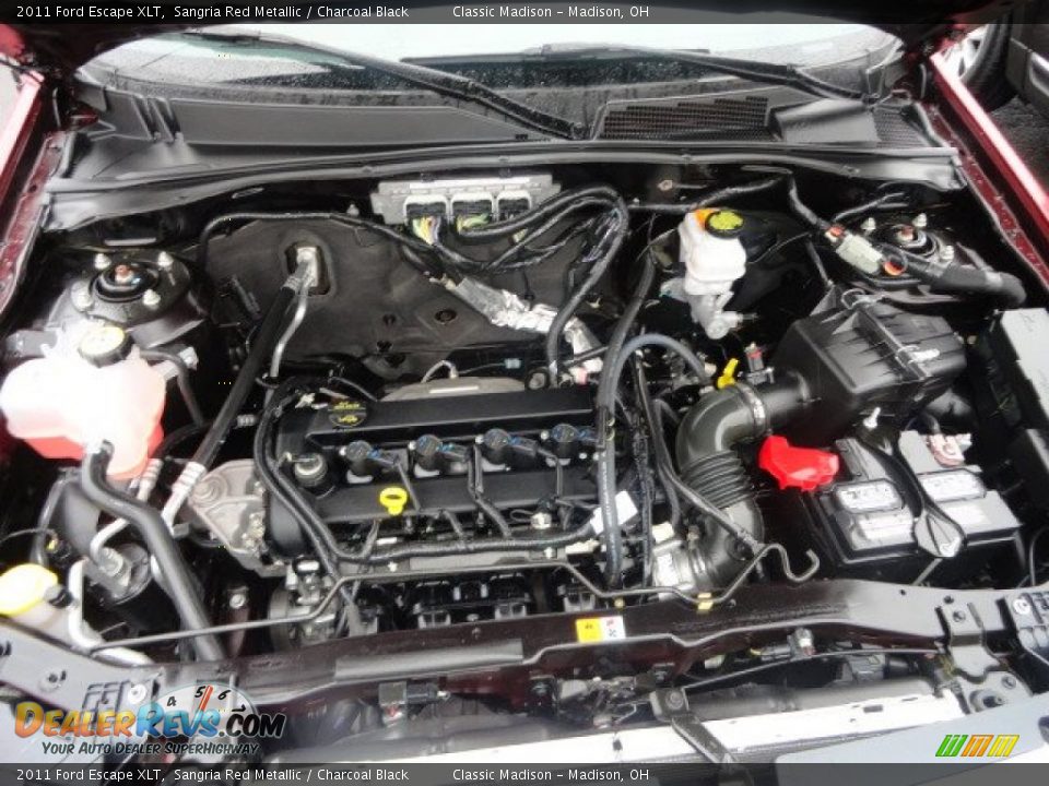 2011 Ford Escape XLT 2.5 Liter DOHC 16-Valve Duratec 4 Cylinder Engine Photo #16