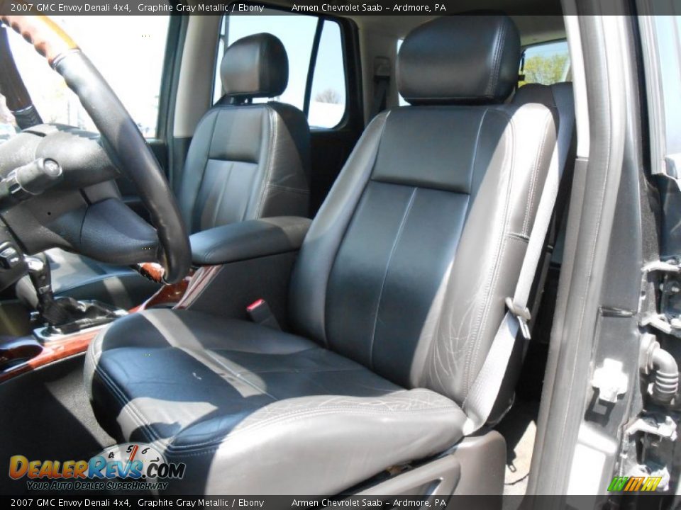 2007 GMC Envoy Denali 4x4 Graphite Gray Metallic / Ebony Photo #11