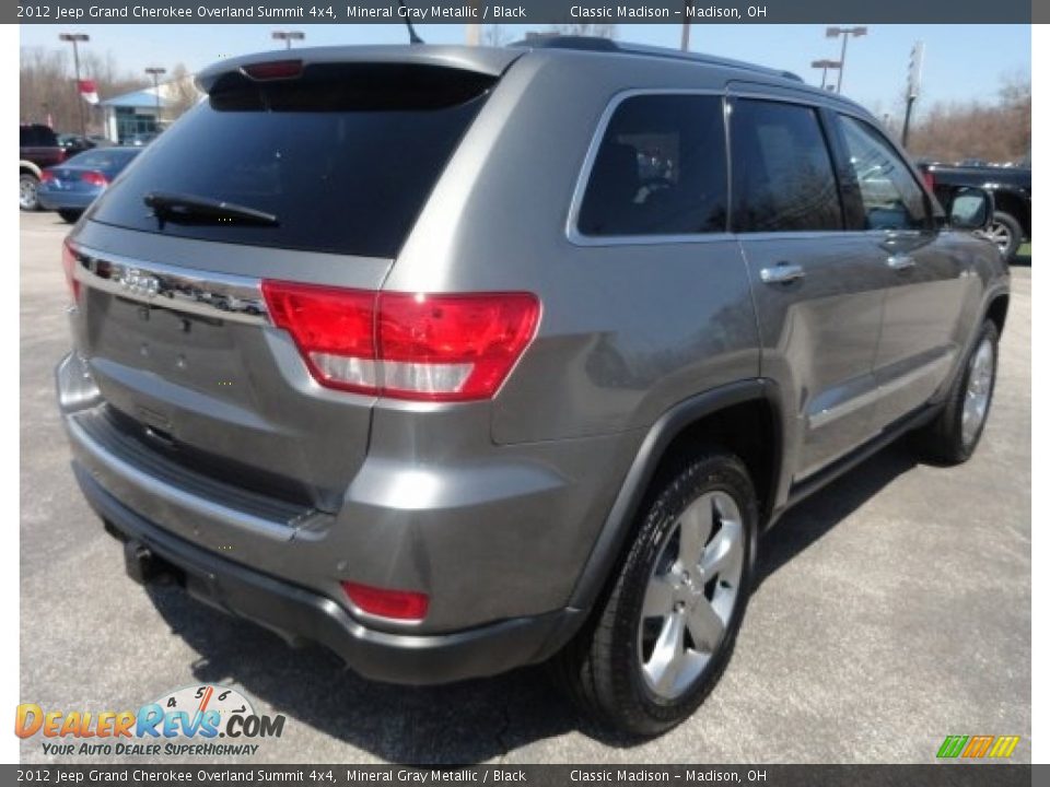 2012 Jeep Grand Cherokee Overland Summit 4x4 Mineral Gray Metallic / Black Photo #3