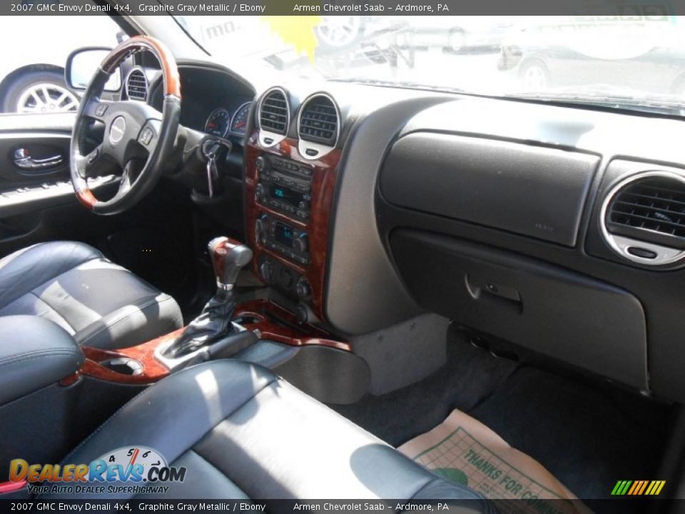 2007 GMC Envoy Denali 4x4 Graphite Gray Metallic / Ebony Photo #12