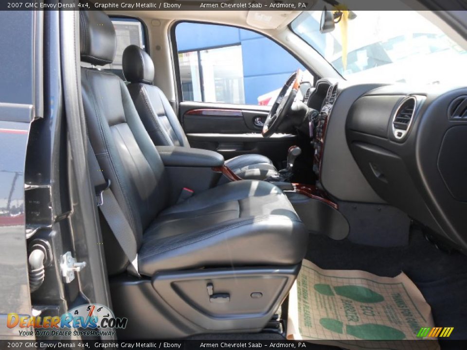 2007 GMC Envoy Denali 4x4 Graphite Gray Metallic / Ebony Photo #13