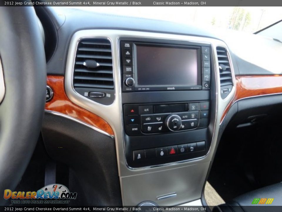 2012 Jeep Grand Cherokee Overland Summit 4x4 Mineral Gray Metallic / Black Photo #7