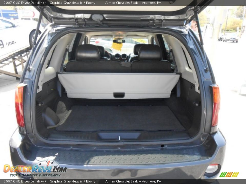 2007 GMC Envoy Denali 4x4 Graphite Gray Metallic / Ebony Photo #16