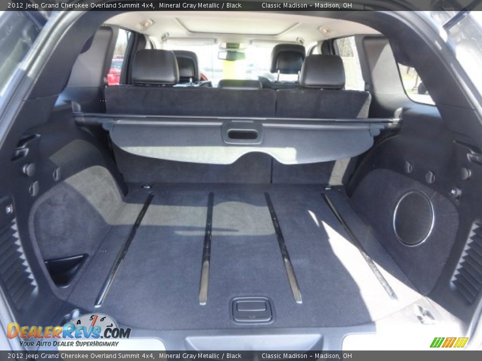 2012 Jeep Grand Cherokee Overland Summit 4x4 Mineral Gray Metallic / Black Photo #14