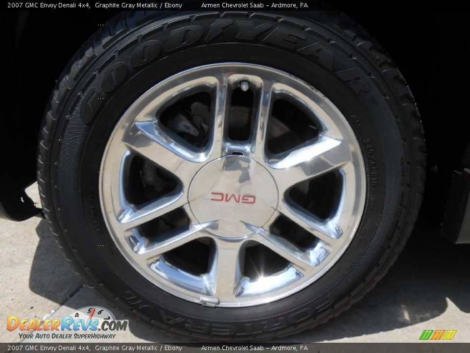 2007 GMC Envoy Denali 4x4 Graphite Gray Metallic / Ebony Photo #21