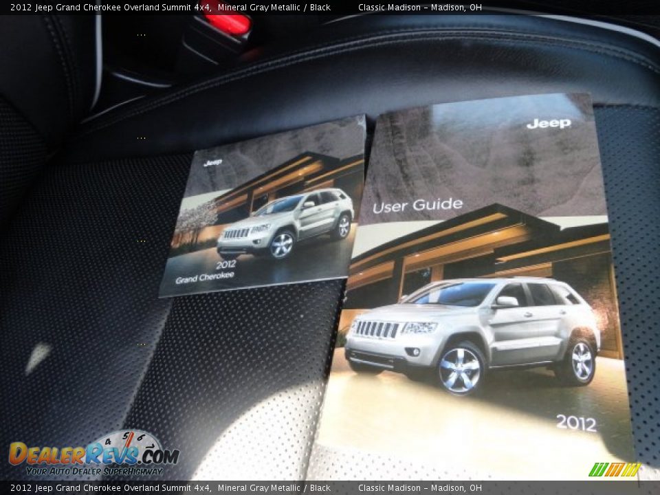 2012 Jeep Grand Cherokee Overland Summit 4x4 Mineral Gray Metallic / Black Photo #19