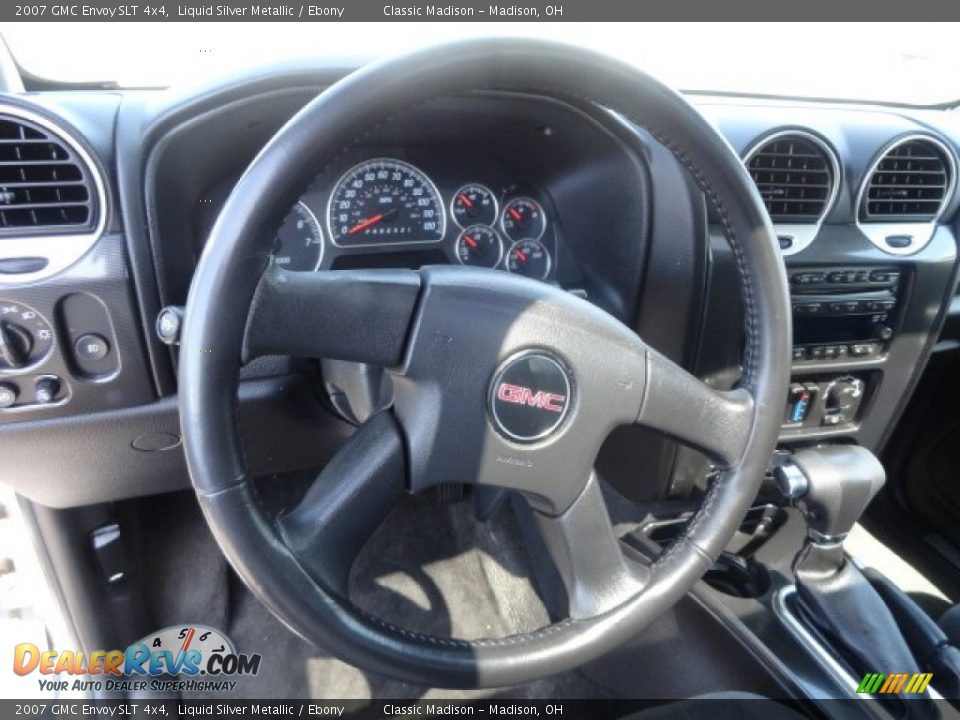 2007 GMC Envoy SLT 4x4 Liquid Silver Metallic / Ebony Photo #8