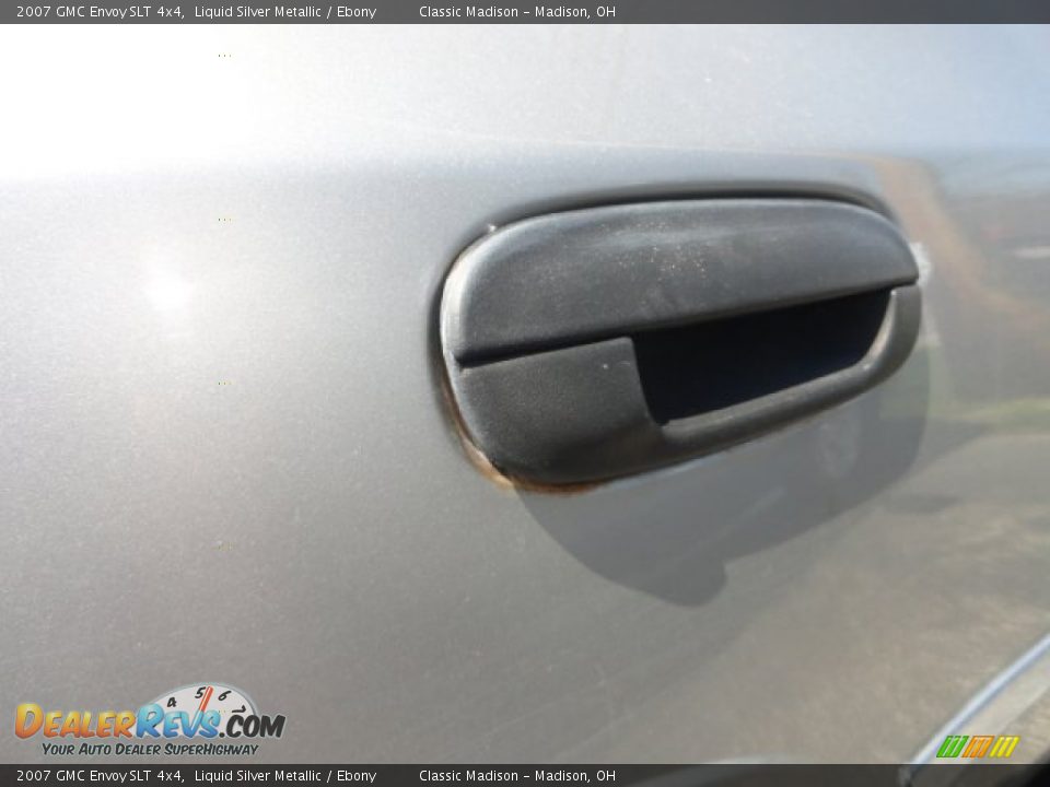 2007 GMC Envoy SLT 4x4 Liquid Silver Metallic / Ebony Photo #13