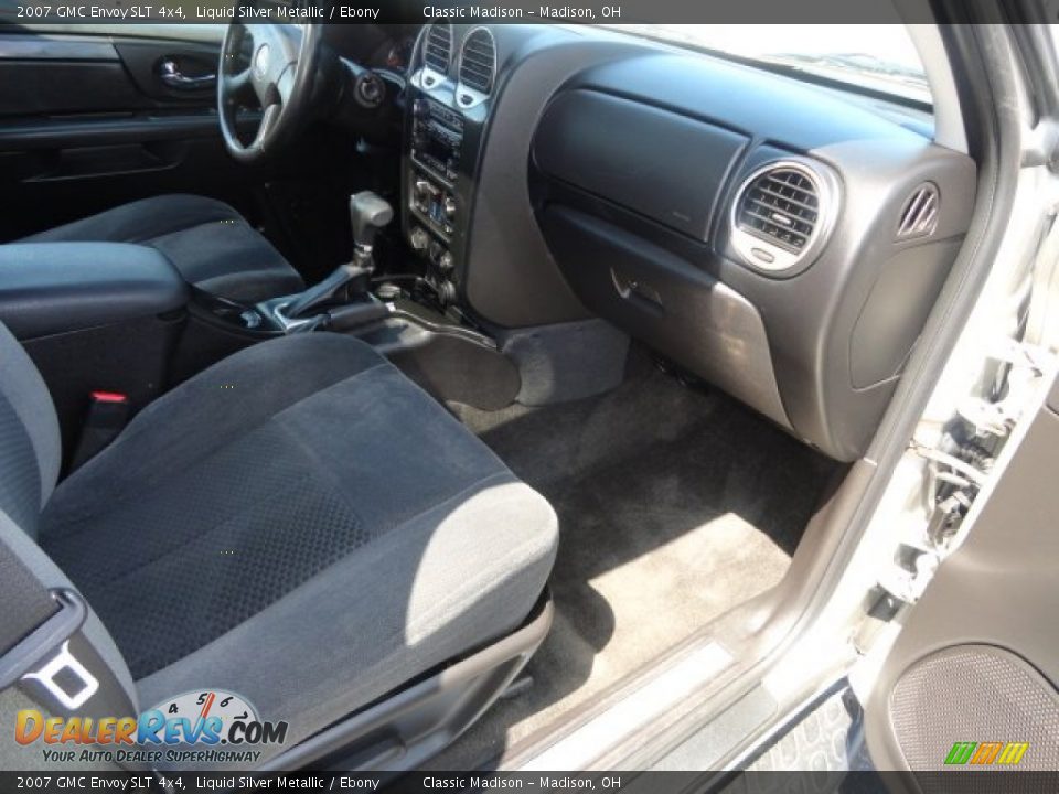 2007 GMC Envoy SLT 4x4 Liquid Silver Metallic / Ebony Photo #14