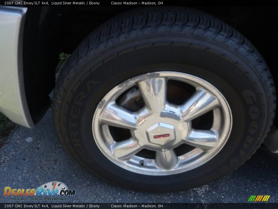 2007 GMC Envoy SLT 4x4 Liquid Silver Metallic / Ebony Photo #18