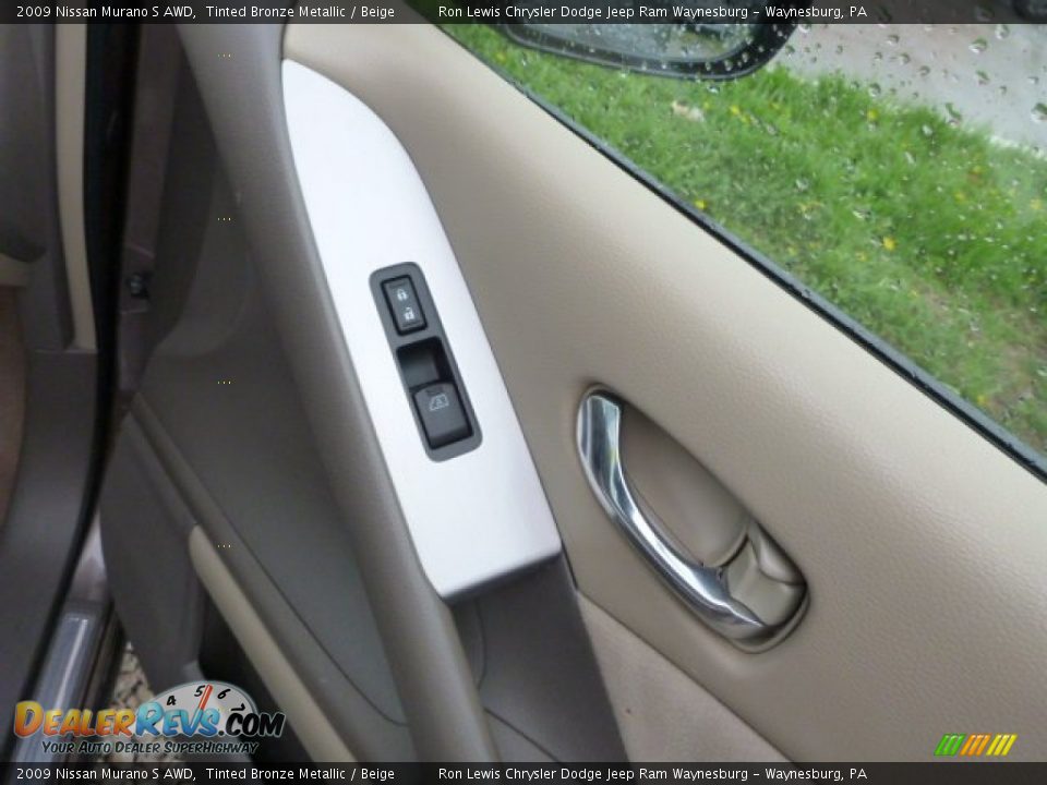 2009 Nissan Murano S AWD Tinted Bronze Metallic / Beige Photo #6