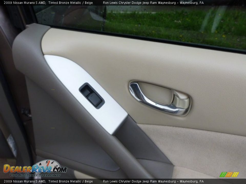 2009 Nissan Murano S AWD Tinted Bronze Metallic / Beige Photo #8