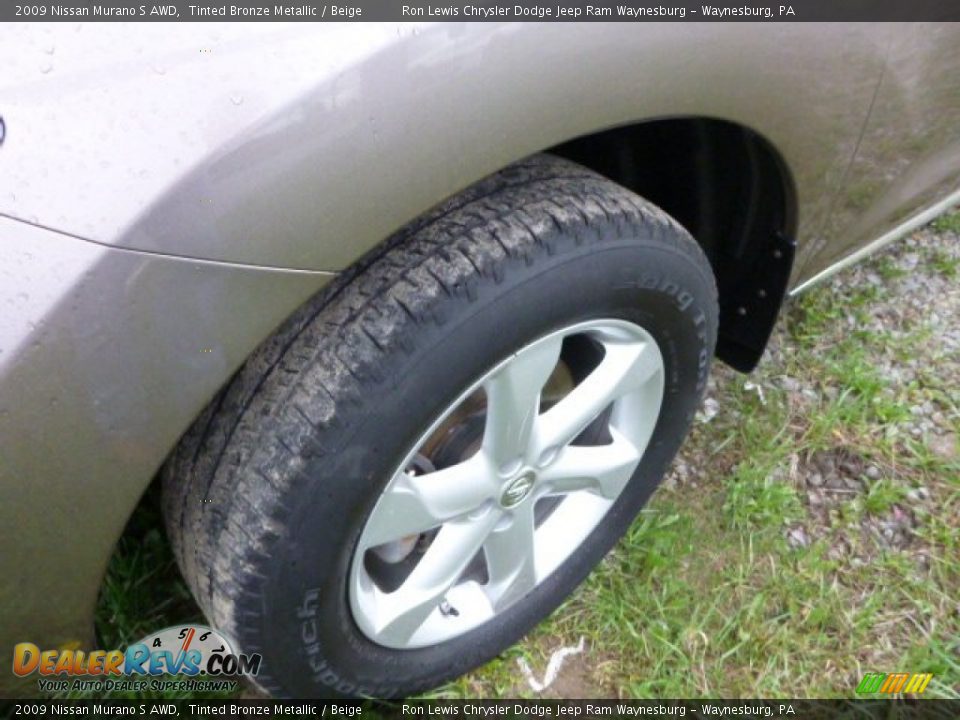2009 Nissan Murano S AWD Tinted Bronze Metallic / Beige Photo #9