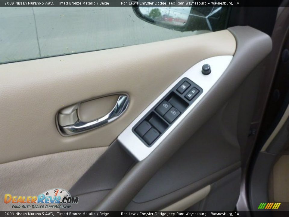 2009 Nissan Murano S AWD Tinted Bronze Metallic / Beige Photo #14