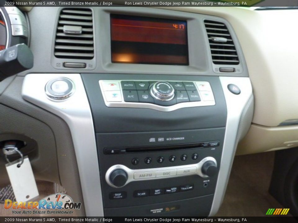 2009 Nissan Murano S AWD Tinted Bronze Metallic / Beige Photo #18