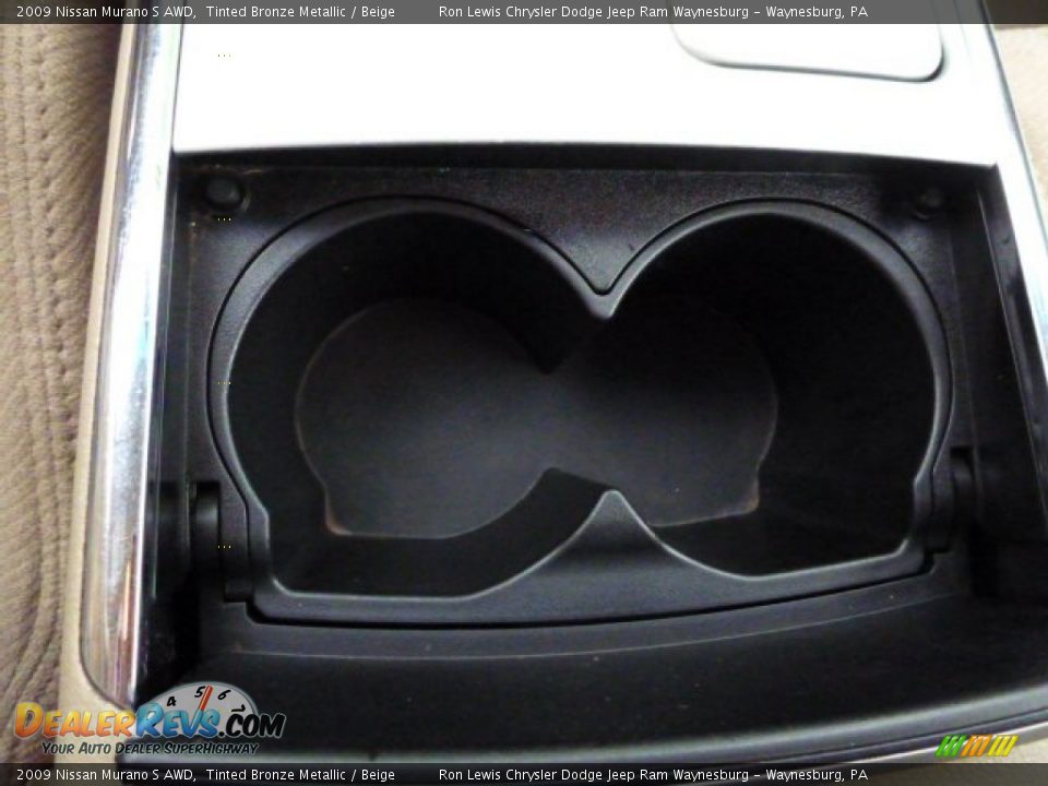 2009 Nissan Murano S AWD Tinted Bronze Metallic / Beige Photo #20