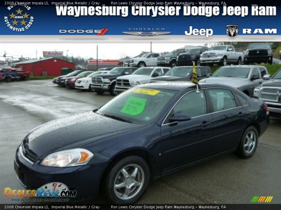 2008 Chevrolet Impala LS Imperial Blue Metallic / Gray Photo #1