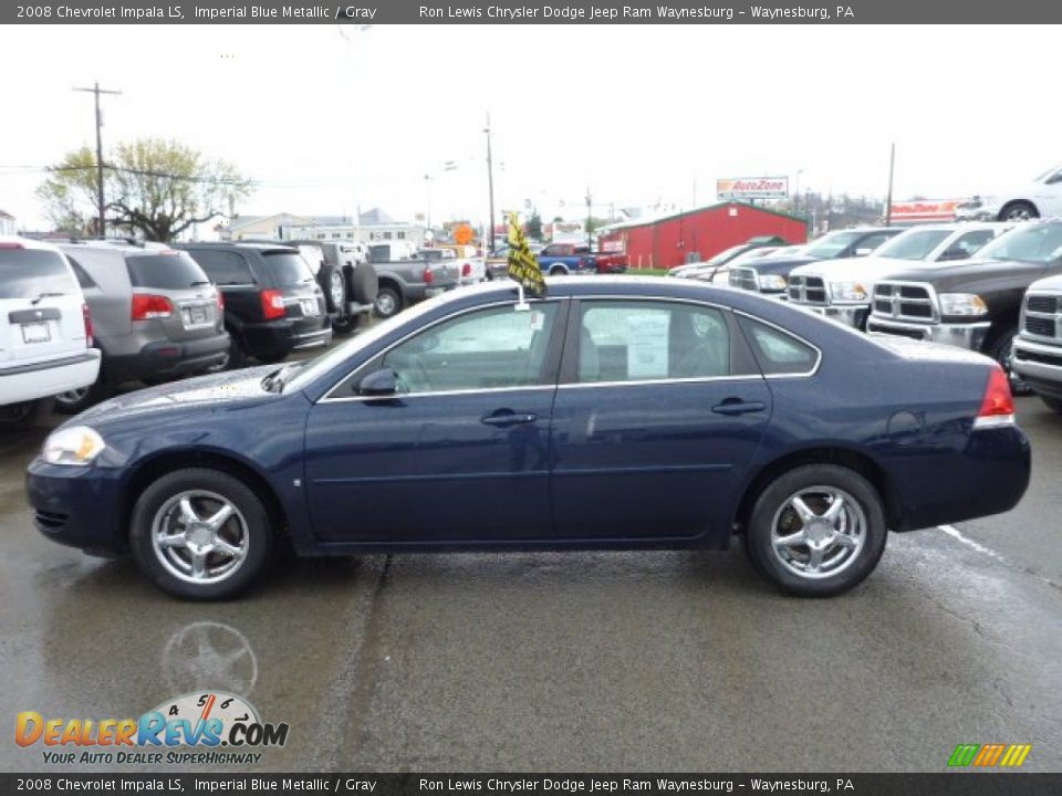2008 Chevrolet Impala LS Imperial Blue Metallic / Gray Photo #2