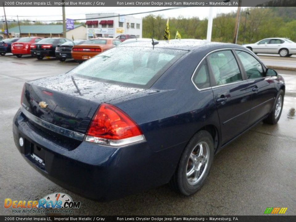 2008 Chevrolet Impala LS Imperial Blue Metallic / Gray Photo #5