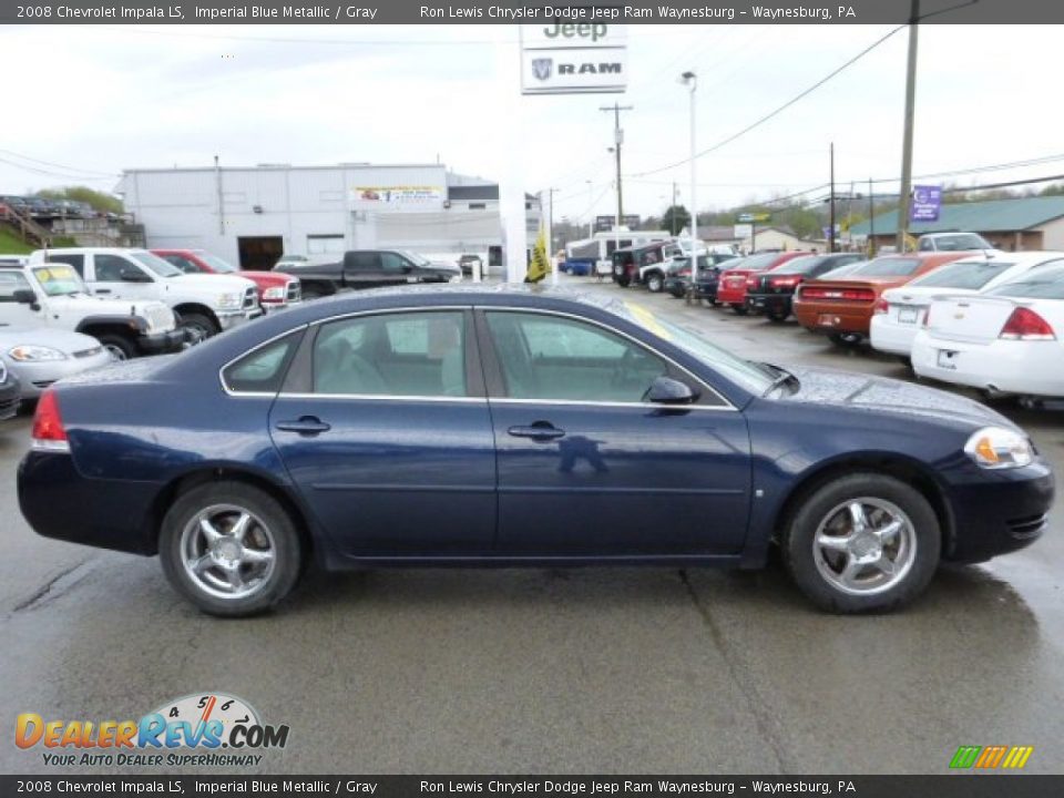 2008 Chevrolet Impala LS Imperial Blue Metallic / Gray Photo #6