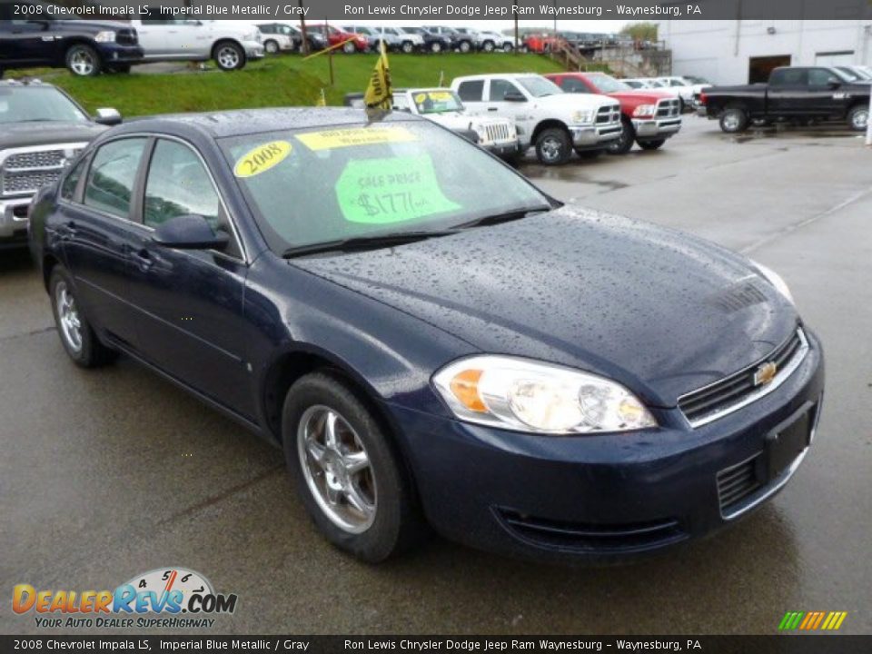 2008 Chevrolet Impala LS Imperial Blue Metallic / Gray Photo #7