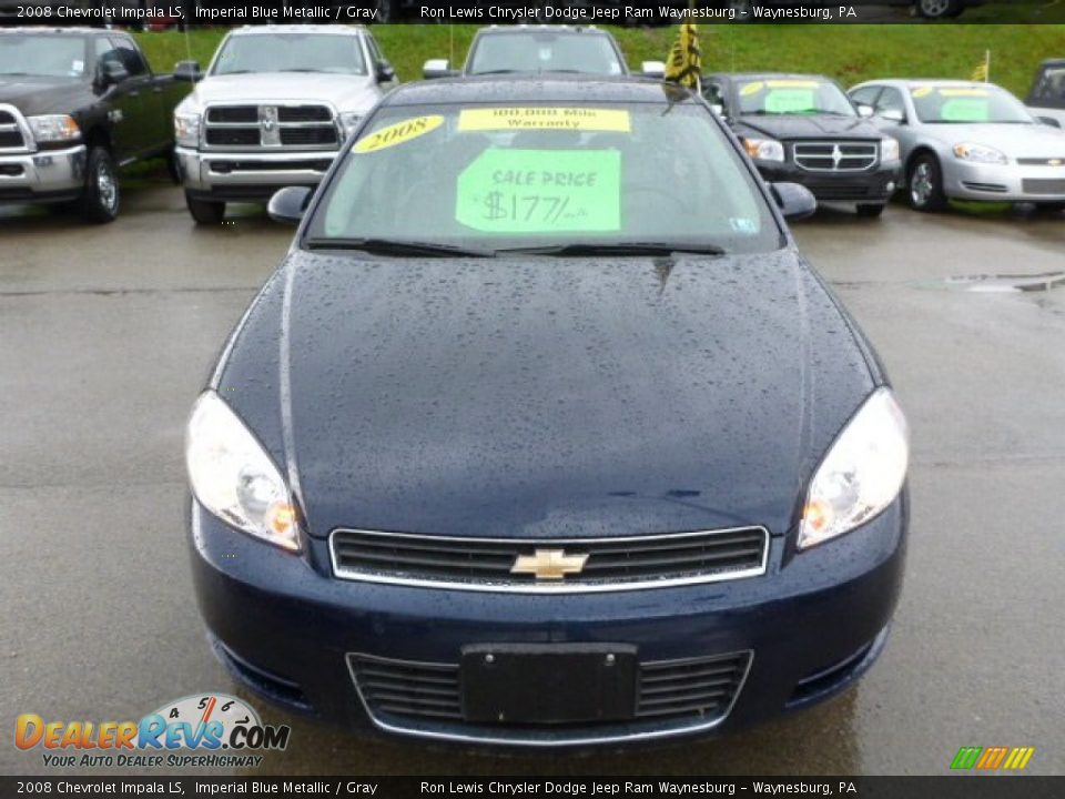 2008 Chevrolet Impala LS Imperial Blue Metallic / Gray Photo #8