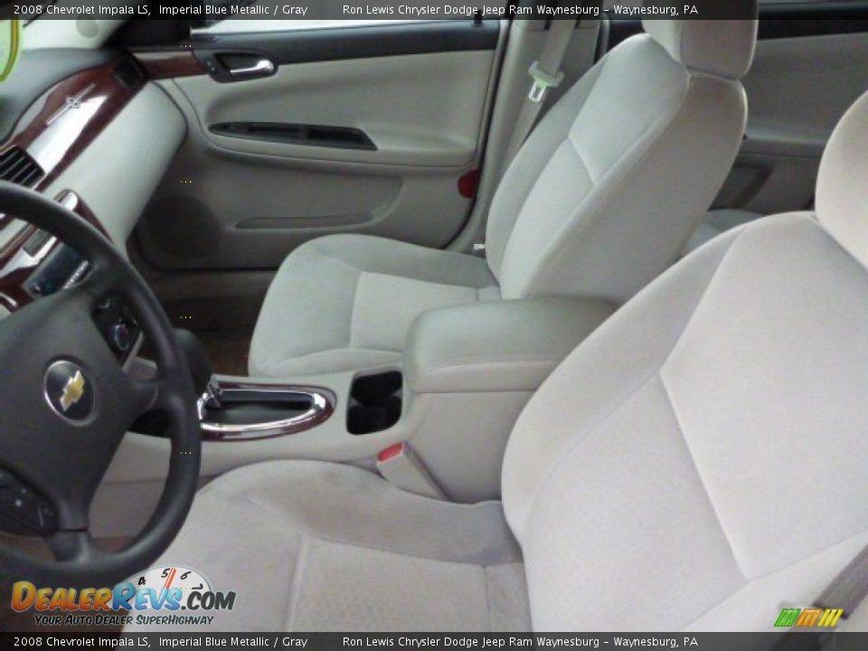2008 Chevrolet Impala LS Imperial Blue Metallic / Gray Photo #10