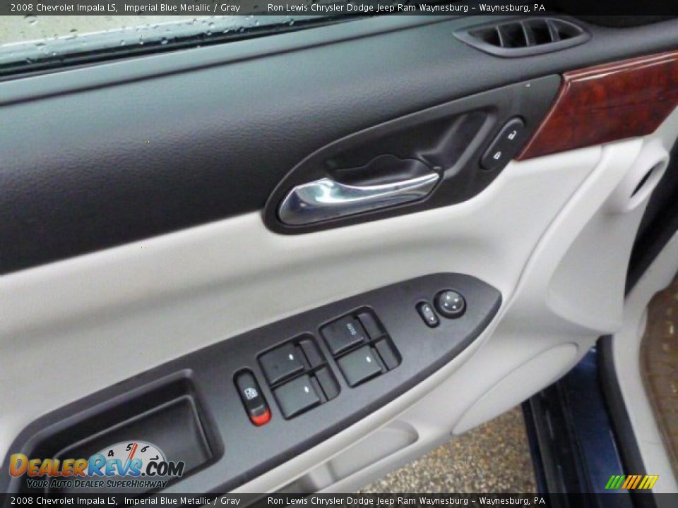2008 Chevrolet Impala LS Imperial Blue Metallic / Gray Photo #14