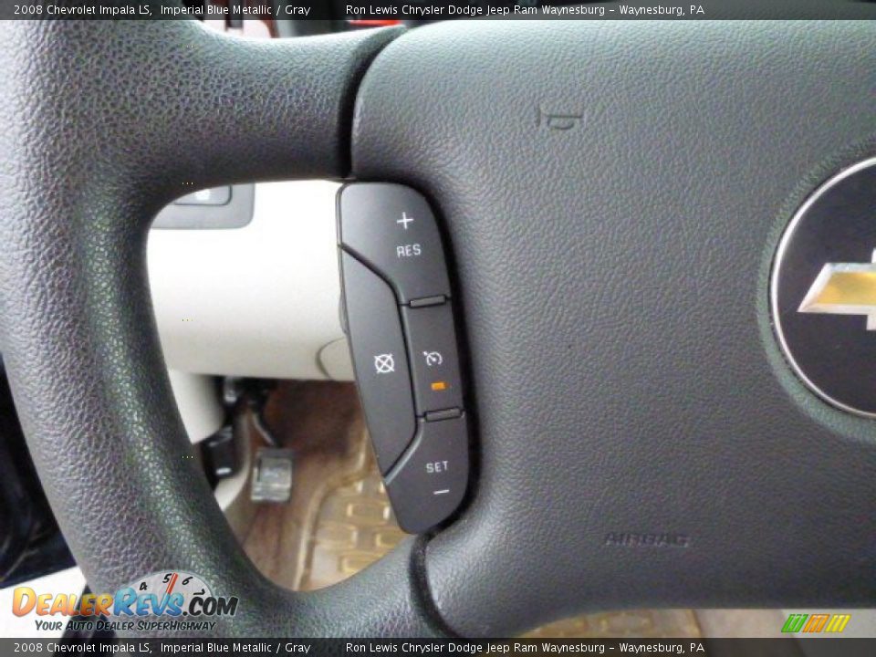 2008 Chevrolet Impala LS Imperial Blue Metallic / Gray Photo #18