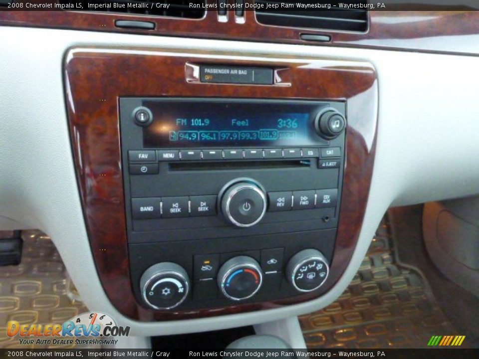 2008 Chevrolet Impala LS Imperial Blue Metallic / Gray Photo #19
