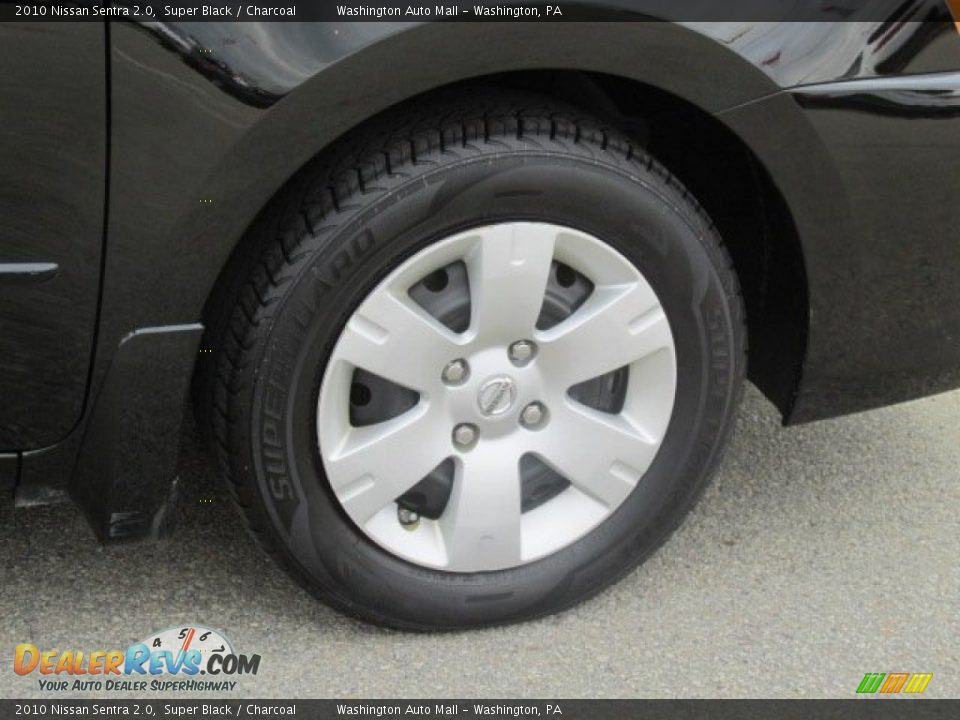 2010 Nissan Sentra 2.0 Super Black / Charcoal Photo #3