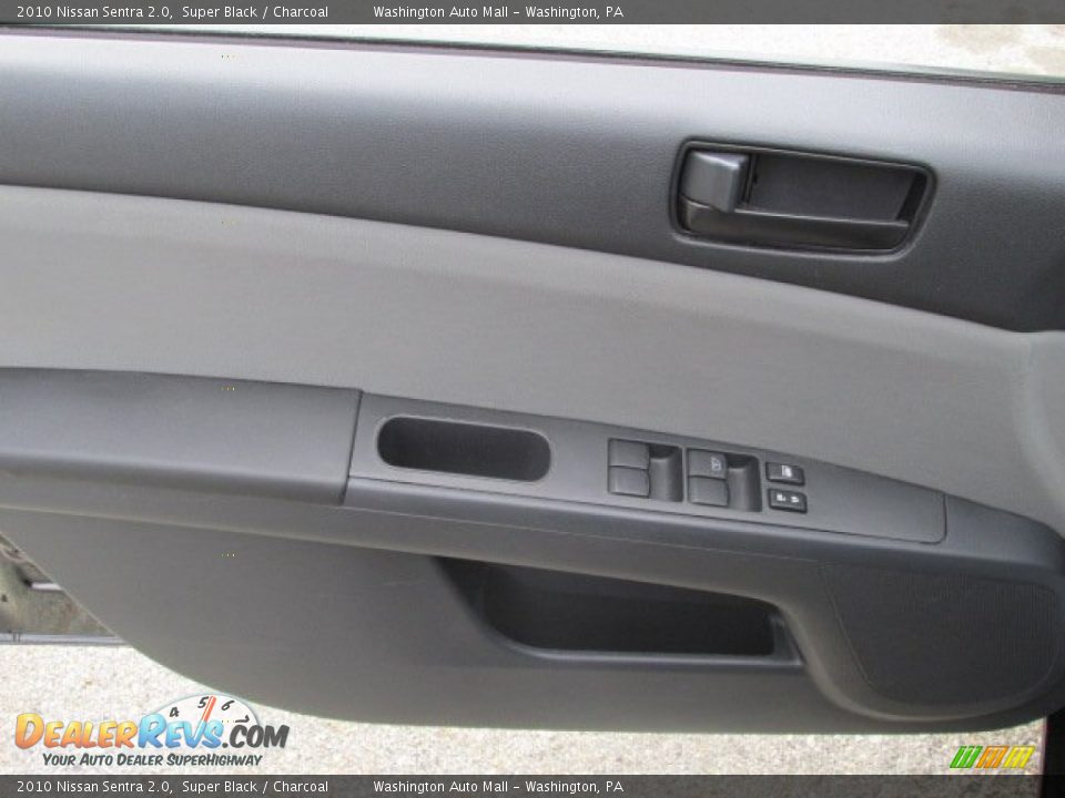 2010 Nissan Sentra 2.0 Super Black / Charcoal Photo #11