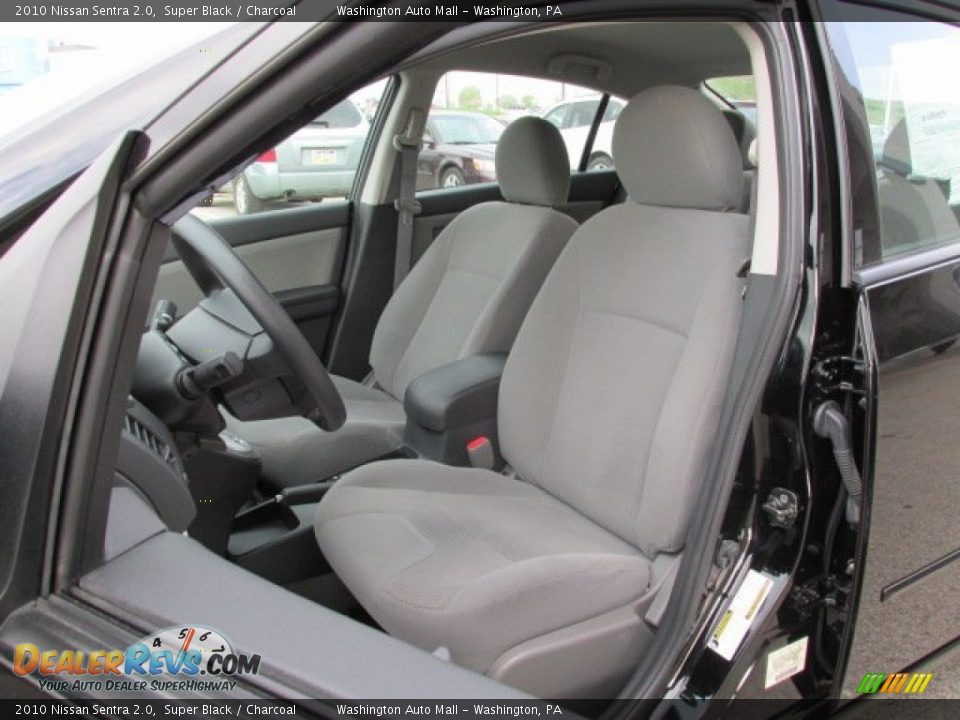 2010 Nissan Sentra 2.0 Super Black / Charcoal Photo #13