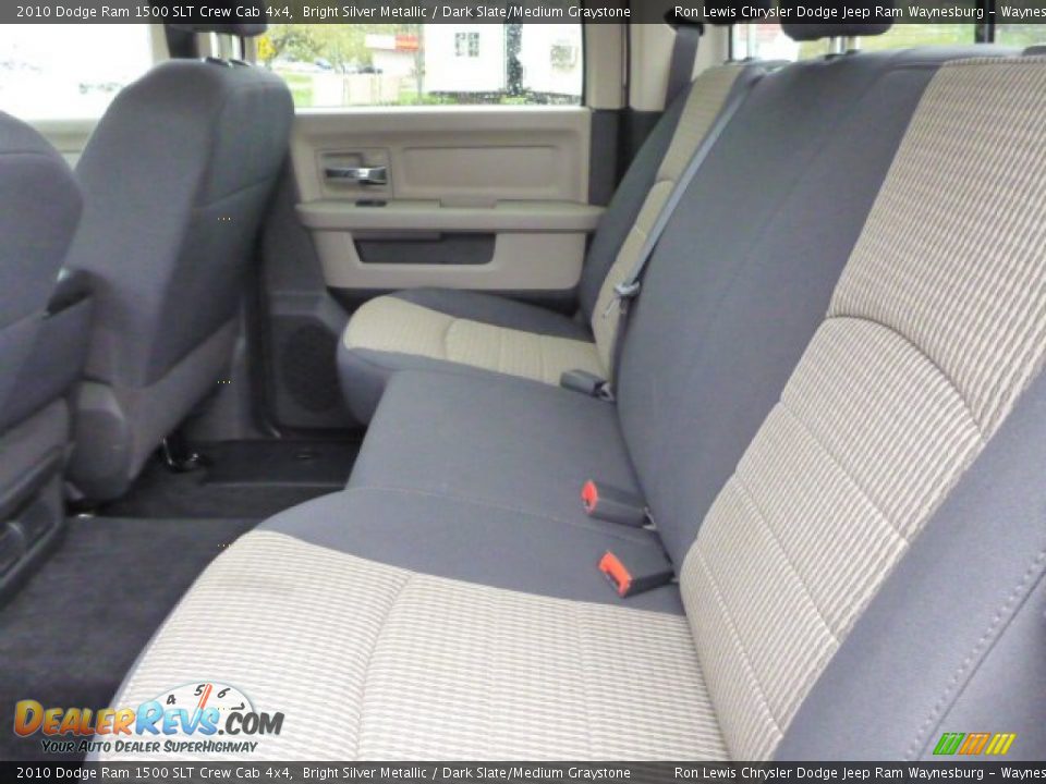 2010 Dodge Ram 1500 SLT Crew Cab 4x4 Bright Silver Metallic / Dark Slate/Medium Graystone Photo #11