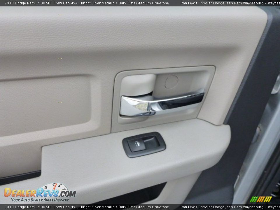 2010 Dodge Ram 1500 SLT Crew Cab 4x4 Bright Silver Metallic / Dark Slate/Medium Graystone Photo #13