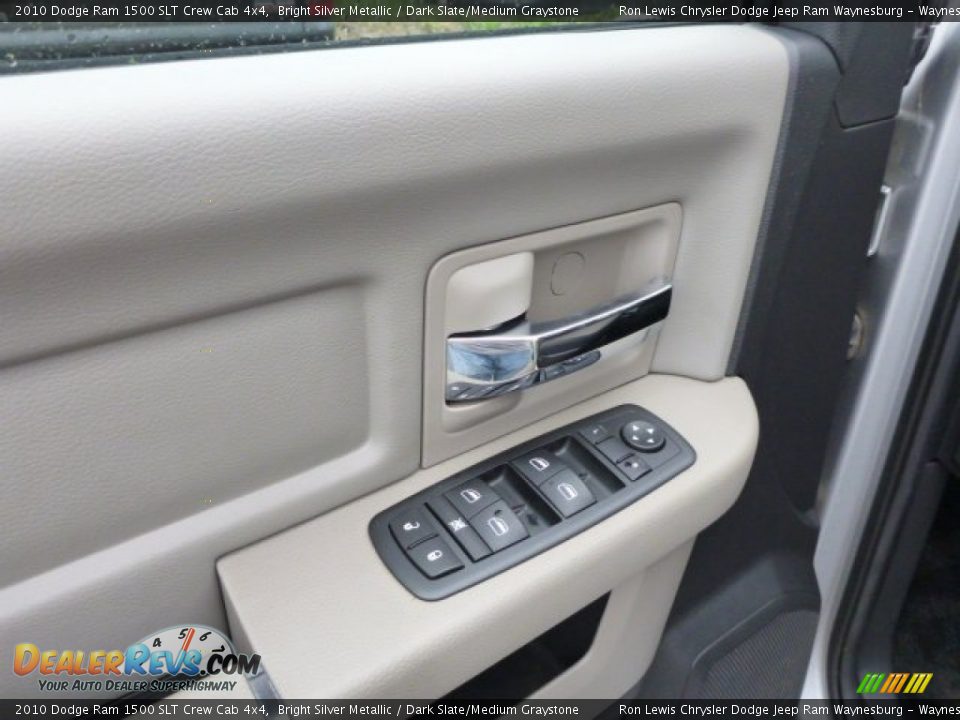 2010 Dodge Ram 1500 SLT Crew Cab 4x4 Bright Silver Metallic / Dark Slate/Medium Graystone Photo #14