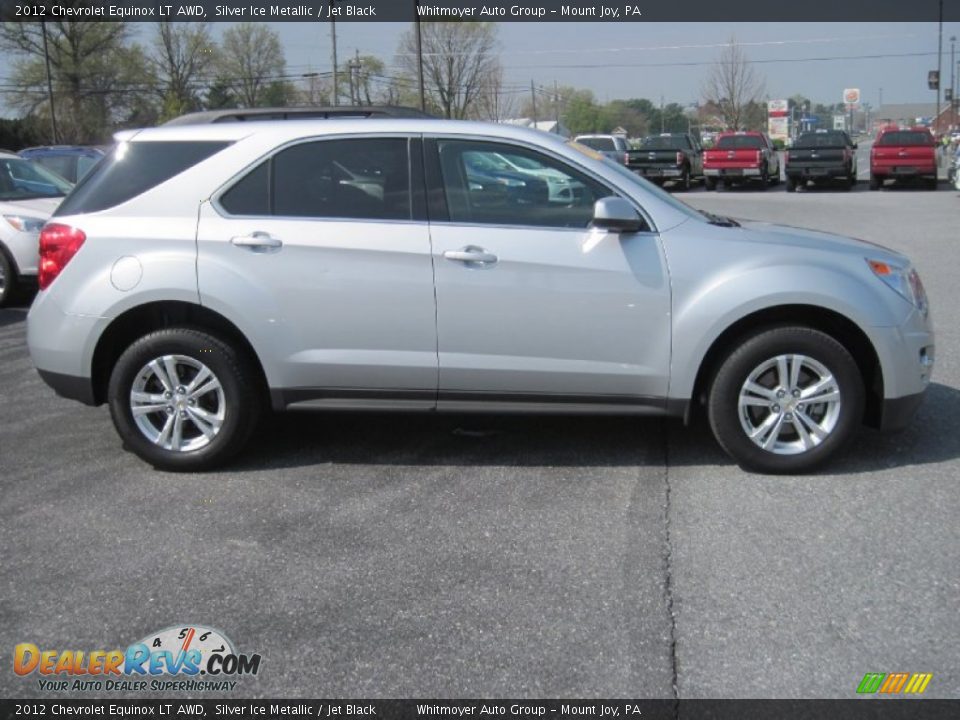 2012 Chevrolet Equinox LT AWD Silver Ice Metallic / Jet Black Photo #2