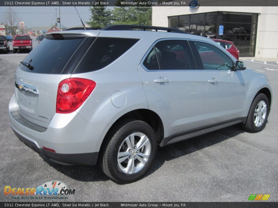 2012 Chevrolet Equinox LT AWD Silver Ice Metallic / Jet Black Photo #3