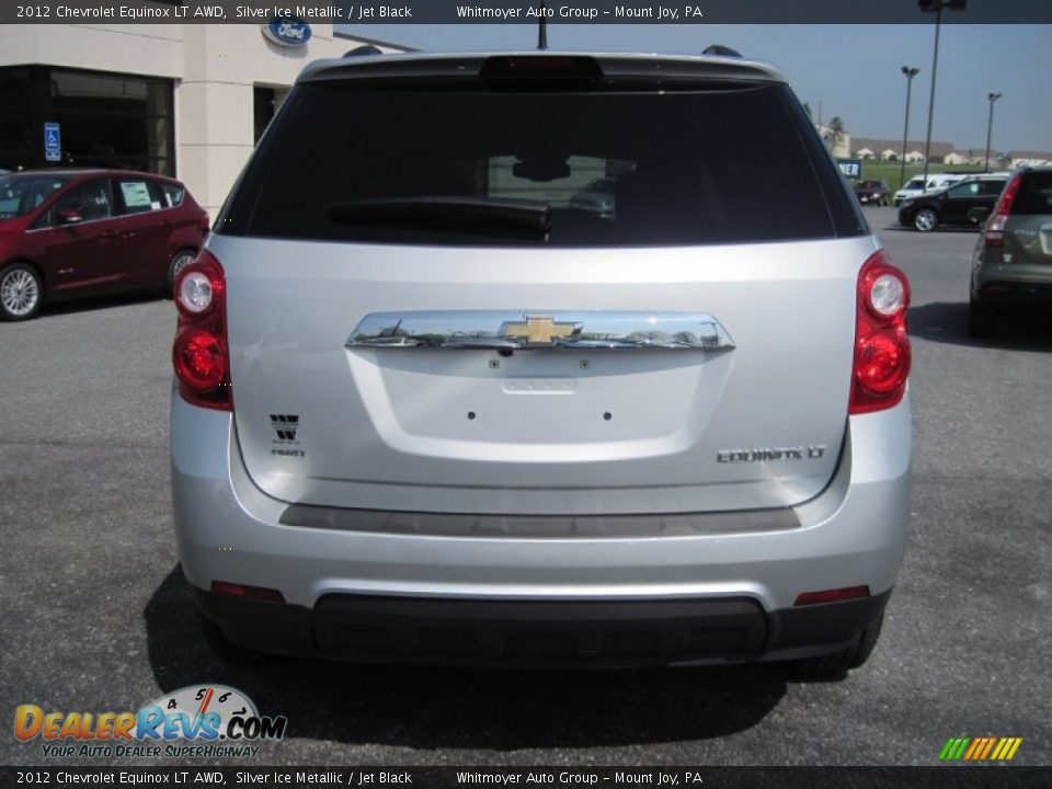2012 Chevrolet Equinox LT AWD Silver Ice Metallic / Jet Black Photo #4