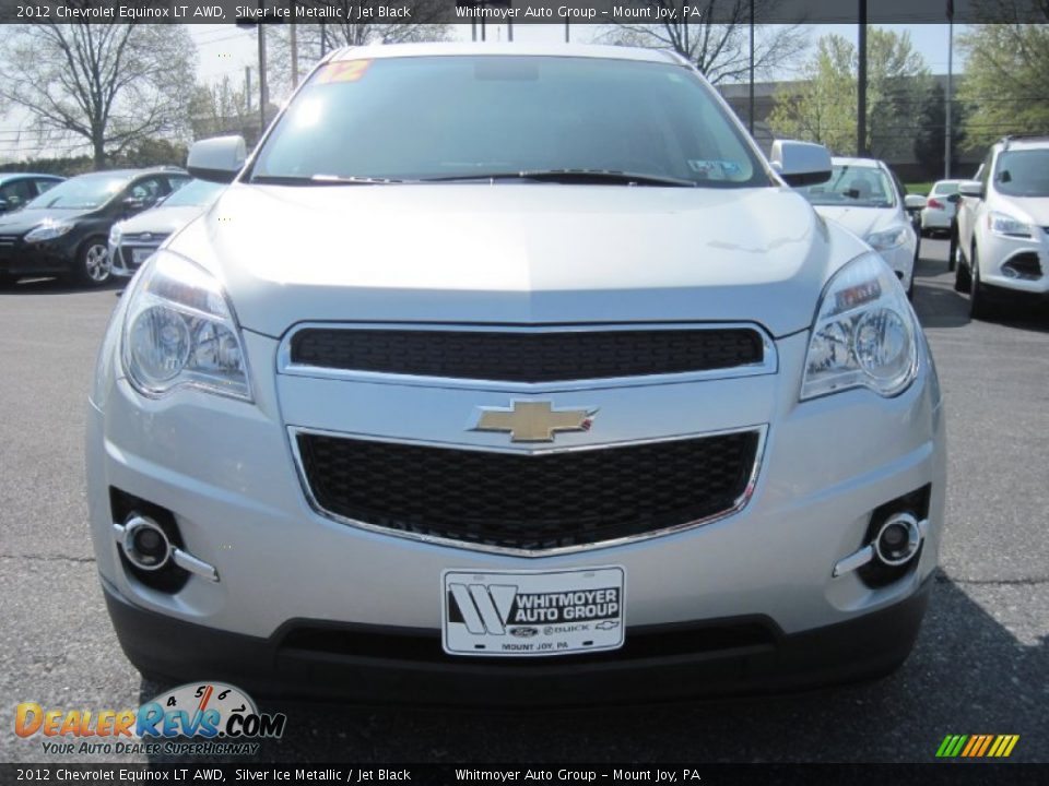 2012 Chevrolet Equinox LT AWD Silver Ice Metallic / Jet Black Photo #7
