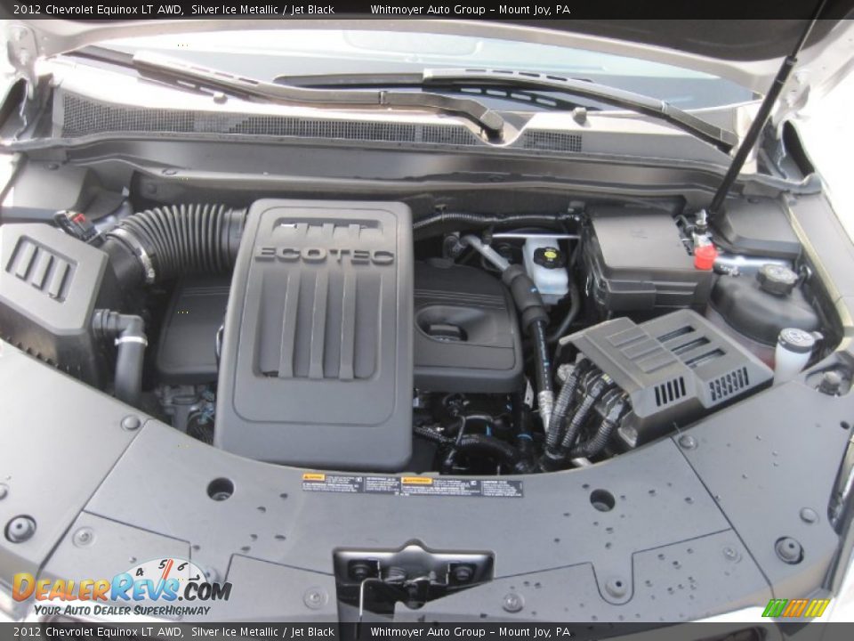 2012 Chevrolet Equinox LT AWD Silver Ice Metallic / Jet Black Photo #8