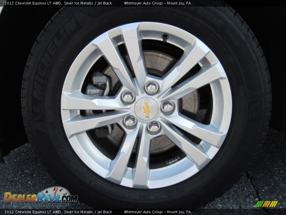 2012 Chevrolet Equinox LT AWD Silver Ice Metallic / Jet Black Photo #10
