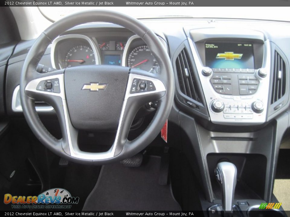 2012 Chevrolet Equinox LT AWD Silver Ice Metallic / Jet Black Photo #14