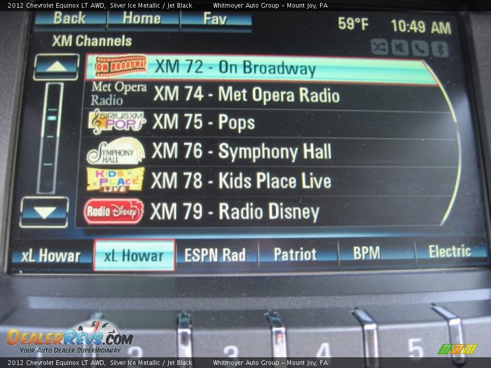 2012 Chevrolet Equinox LT AWD Silver Ice Metallic / Jet Black Photo #27