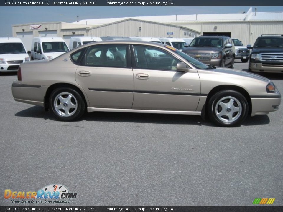 2002 Chevrolet Impala LS Sandrift Metallic / Neutral Photo #2