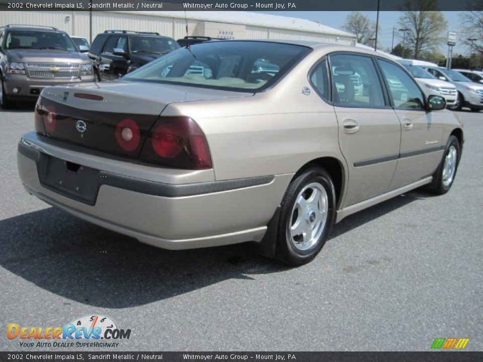 2002 Chevrolet Impala LS Sandrift Metallic / Neutral Photo #3